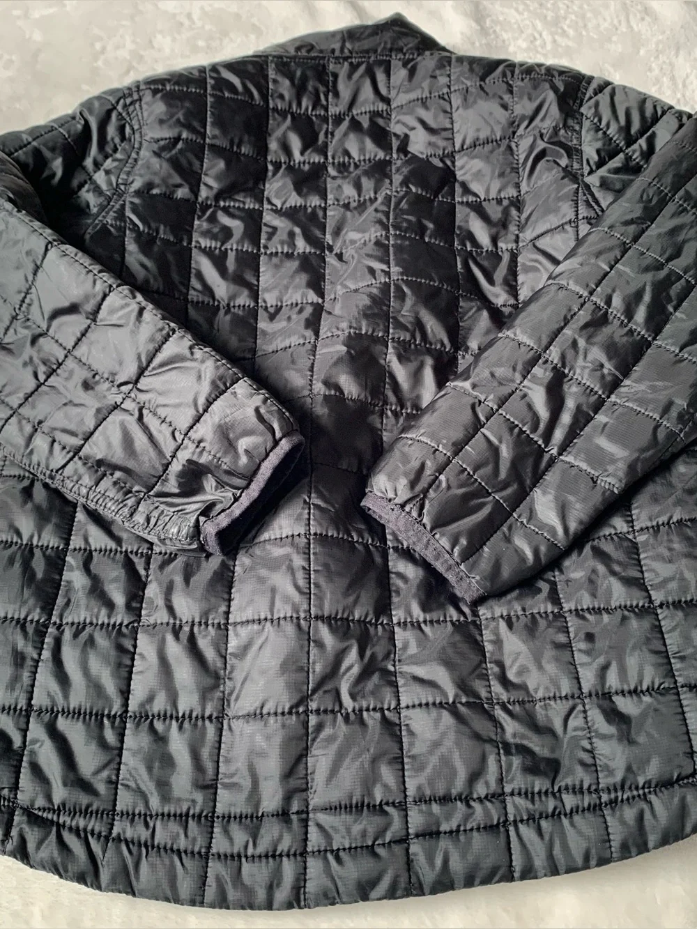 Old Navy Black Quilted Puffer Jacket for Kids Size 10/12